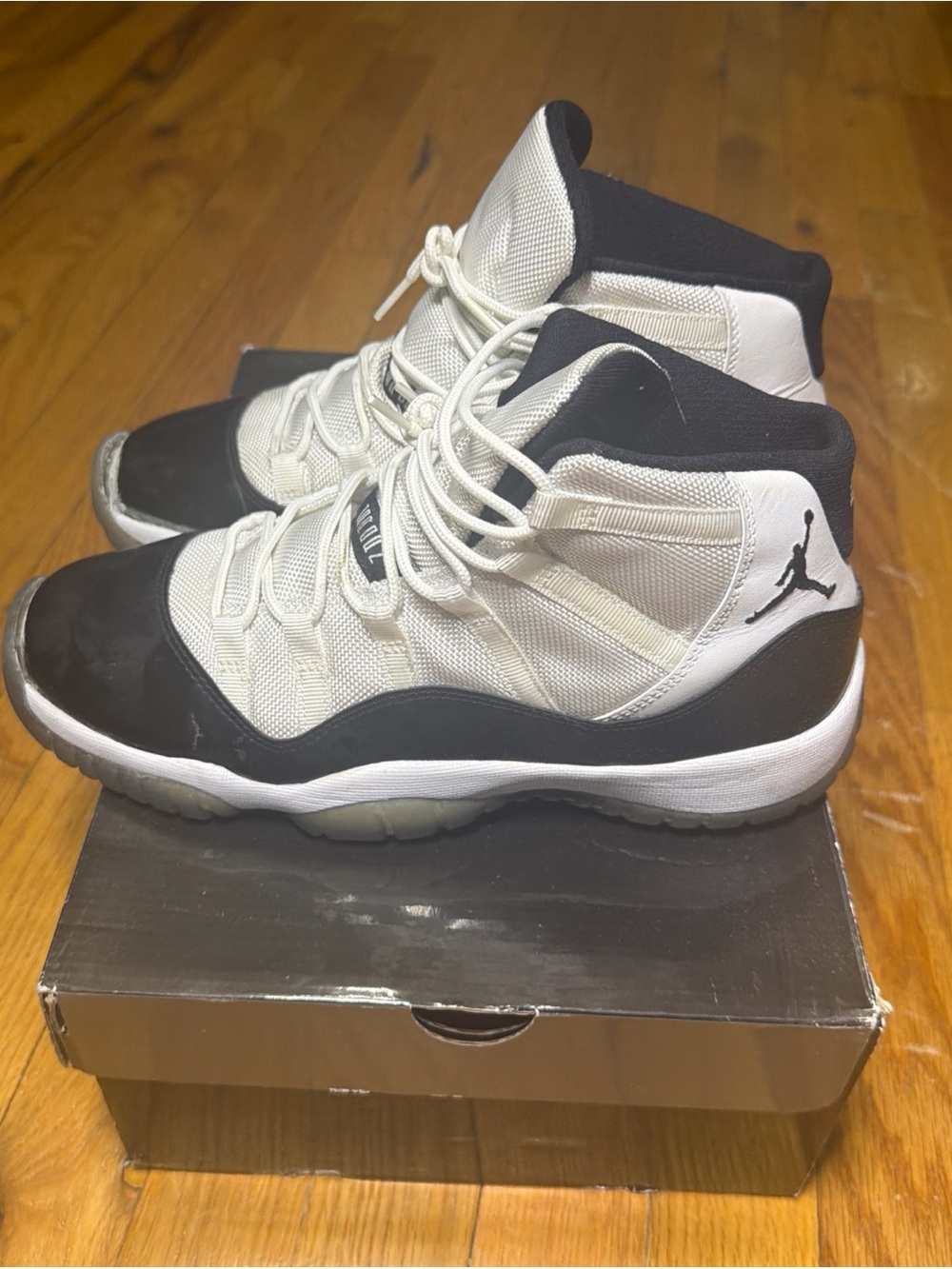 Jordan High-Top Sneakers - White & Black